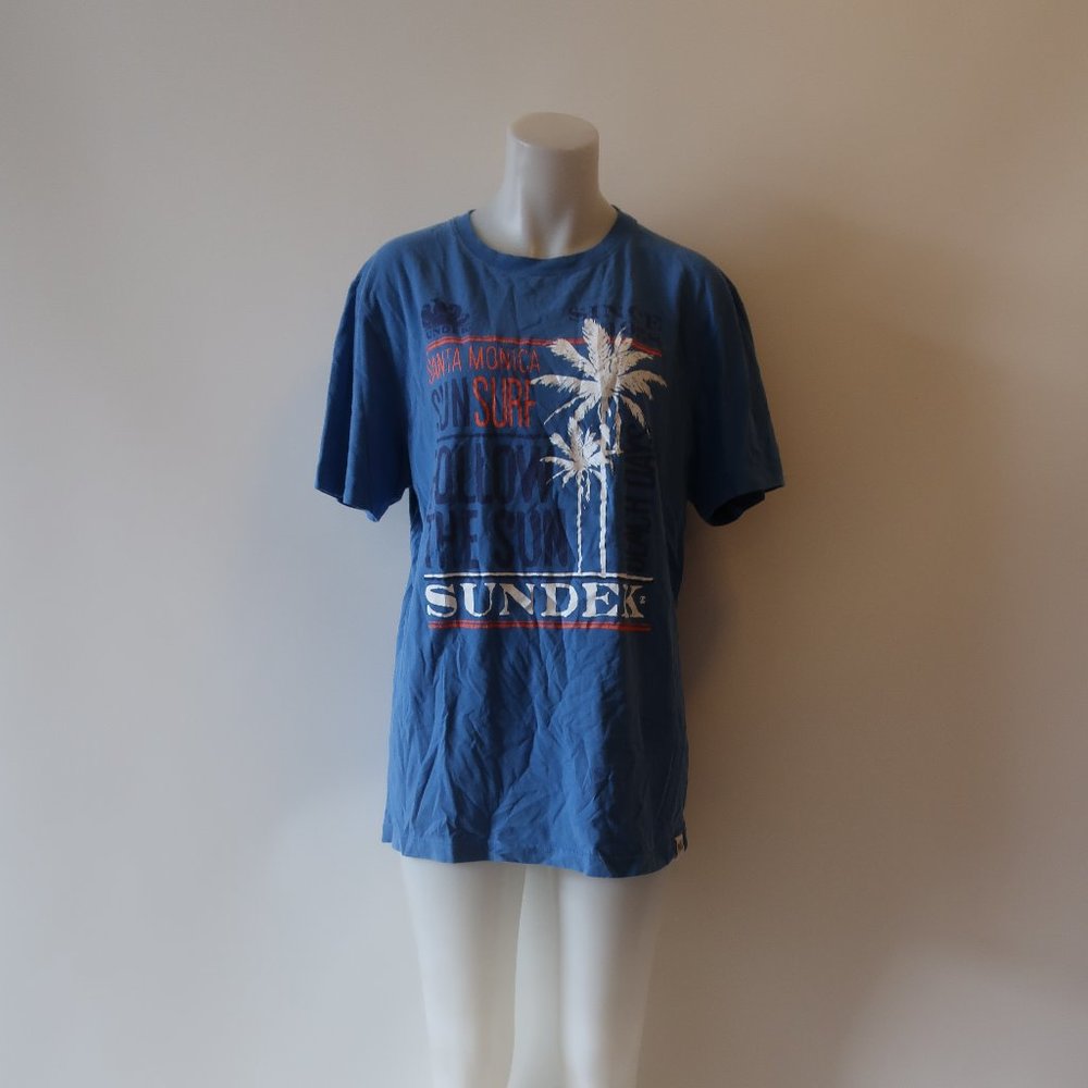 SUNDEK HERITAGE BLUE GRAPHIC T SHIRT SZ XXL*